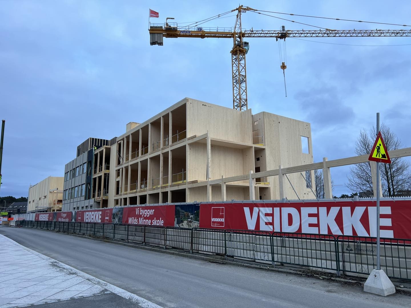 Byggeplassbefaring Wilds Minne skole og flerbrukshall i Kristiansand